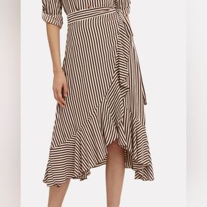 FAITHFULL THE BRAND Tramonti Midi Skirt Size 6 Medium